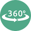360&deg; draaibaar