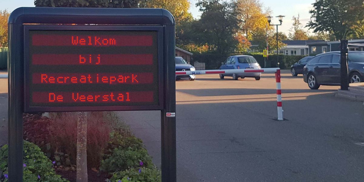 LED-tekstbord De Veerstal