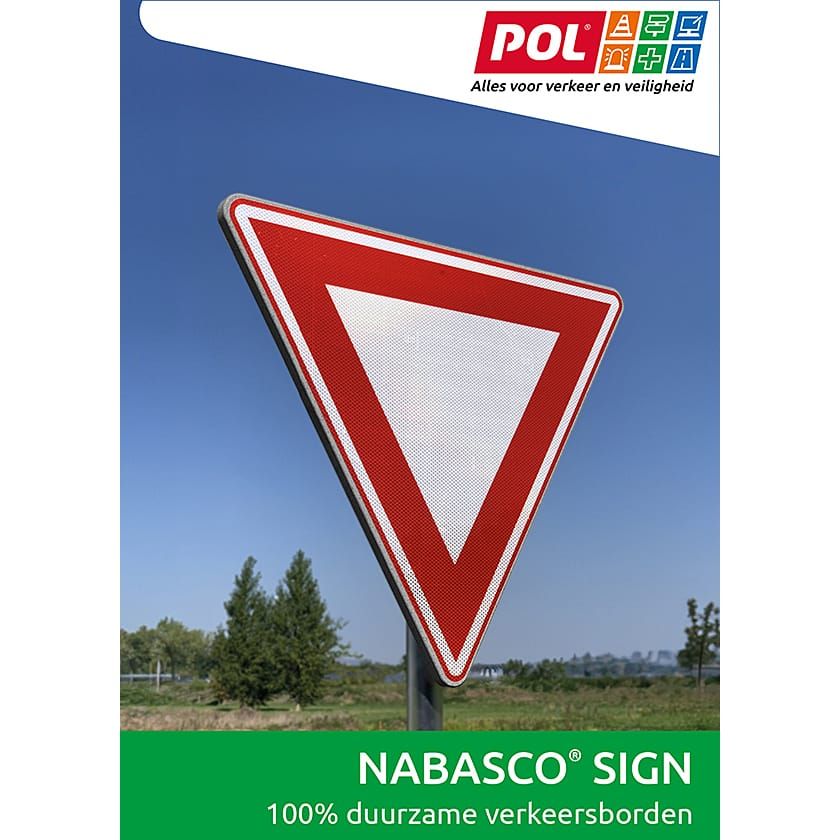 Met Nabasco&reg; Sign introduceren we het meest milieuvriendelijke en tegelijk ook hoogwaardige verkeersbord dat laat zien dat topkwaliteit en duurzaamheid prima samen gaan.