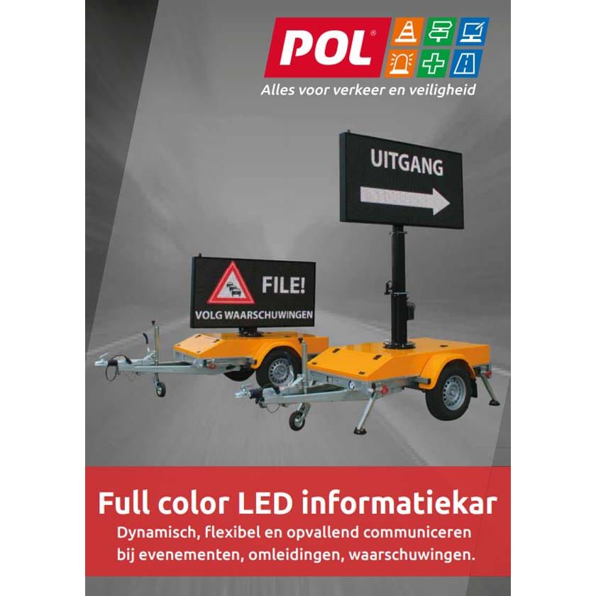 Brochure over de full color led informatiekar