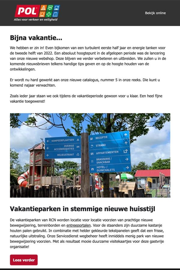 POL nieuwsbrief - juli 2022