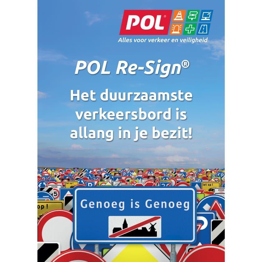 Brochure over hergrbruik (re-sign) van verkeersborden