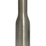 Aluminium getrokken flespaal 76/48mm rond met een lengte van 3000mm en losse ankers