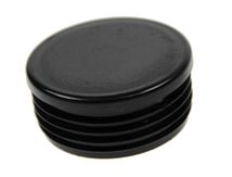 Kunststof dop t.b.v. flespaal 76mm rond