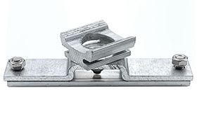 Klembandbeugel draaibaar - steek 140 mm - klemplaat DOR - anti-diefstal