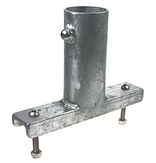 Buishouder 48mm rond t.b.v. dranghek incl. anti-diefstalbouten