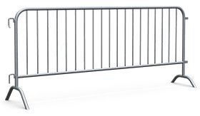 Dranghek met 19 spijlen en grote en kleine voet 2500mm breed