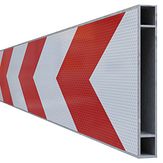 BB18 schrikhekplank - Klasse 3 - pijlmotief - kokerprofiel