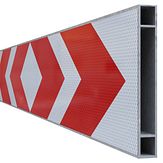 BB17 schrikhekplank - Klasse 3 - pijlmotief - kokerprofiel