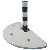 Straatjuweel - beton - 2000x1000 mm + solar LED reflectoren