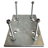 Adapter voor montage Flexpost op verkeerseiland