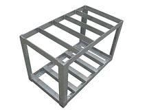 Transportrek voor 5 klapbakens - M- verzinkt