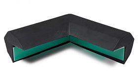 Hoekprofiel - trapeze - tweezijdig - zelfklevend - zijde 80 mm