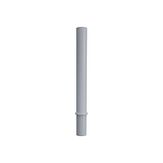 X-Last® BALIZA D100 - RAL 9006 - 900mm hoog - wit aluminium