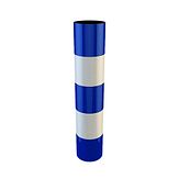 Zuilkoker - aluminium - 2 wit / 3 blauw - Klasse 3