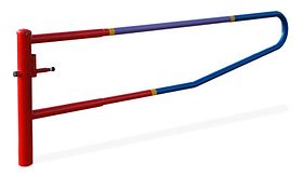 Julie draaihek - 3500x950 mm - zonder vangpaal