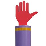 Julie accentpaal met hand - 2950x323 mm Ø - instorten