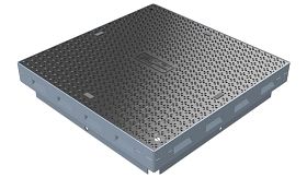 Modula® trekput deksel - B125 Louvre - 600x600x83 mm