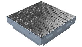 Modula® trekput deksel - B125 Louvre - 450x450x83 mm