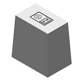 Pipelock® Prefab - Ø 76 x 600 mm - in betonpoer 600 mm