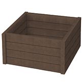 Bloembak ROTTERDAM - Quartz Brown - 900x900x480 mm - 235 l.