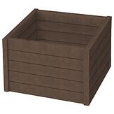 Bloembak ROTTERDAM - Quartz Brown - 900x900x600 mm - 316 ltr