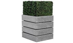 Bloembak AGORA - Mineral Grey - 450x450x520 mm - 61 liter