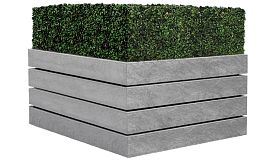 Bloembak AGORA - Mineral Grey - 900x900x520 mm - 282 liter