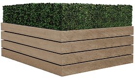 Bloembak AGORA - Sand Beige - 1200x1200x520 mm - 520 liter