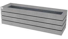 Bloembak AGORA - Mineral Grey - 1200x450x520 mm - 178 liter
