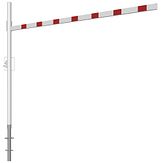 Hoogtebegrenzer - draaibaar - 4500 mm - driekantsl. - instorten