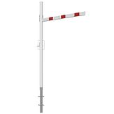 Hoogtebegrenzer - draaibaar - 2000 mm - hangslot - instorten