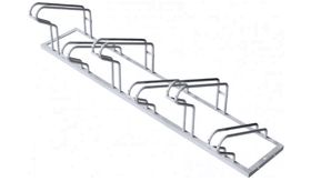 1 x 6 Fietsenrek - verzinkt staal - 2100x50 mm