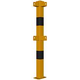 Veiligheidshek - hoekstuk 90° - 1000x70x70 mm - voetplaat