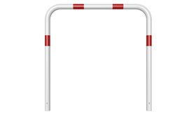 Sluishek - 1000x1000x48 mm Ø - wit/rood - z. tussenb. - instorten