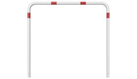 Sluishek - 1500x1400x48 mm Ø - wit/rood - z. tussenb. - instorten