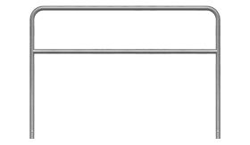 Sluishek - 2000x1400x48 mm Ø - verzinkt + tussenbuis - instorten