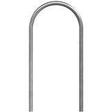 RVS fietsbeugel - 650x1200 mm - zonder tussenbuis - instorten