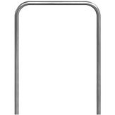 RVS fietsbeugel - 1000x1200 mm - zonder tussenbuis - instorten