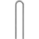 RVS fietsbeugel - 300x1200 mm - zonder tussenbuis - instorten