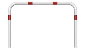 Sluishek - 1500x1000x60 mm Ø - wit/rood - z. tussenb. - instorten