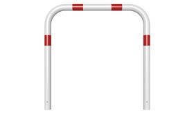 Sluishek - 1000x1000x60 mm Ø - wit/rood - z. tussenb. - instorten