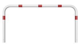 Sluishek - 2000x1000x60 mm Ø - wit/rood - z. tussenb. - instorten