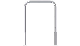 Sluishek - draai-/uitneembaar - 1000 mm - verzinkt - z. tussenb. 