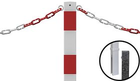 Afzetpaal uitneembaar