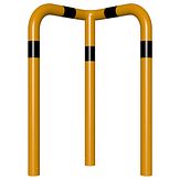 Veiligheidsbeugel 1x 90° - g/z - 600x650x76 mm Ø - instorten