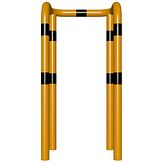 Veiligheidsbeugel 2x 90° - g/z - 750x1150x76 mm Ø - instorten