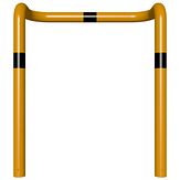 Veiligheidsbeugel 2x 90° - g/z - 1000x650x76 mm Ø - instorten