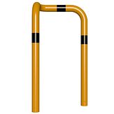 Veiligheidsbeugel 90° links - g/z -  600x650x76 mm Ø - instorten