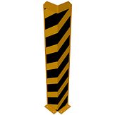 Kolombeschermer - geel/zwart - hoogte 1200 mm